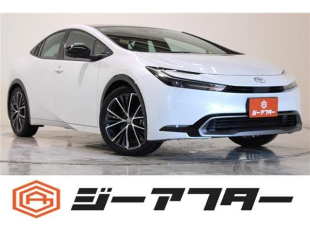 プリウス2．0 Z E-Four 4WD R7登録 パノラマルーフ 純正12．3インチナビ 全周囲カメラ フルセグTV 黒革シート シートヒーター ベンチレーション 電動リアゲート ETC2．0 メモリ付パワ