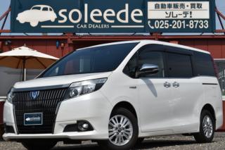 エスクァイア GiブラックテーラードTSS黒革9型ナビ前後カメラ