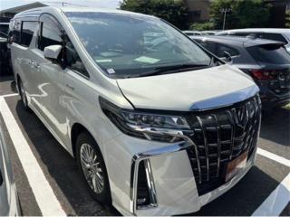 アルファードハイブリッド ハイブリッド 2.5 SR E-Four 4WD 3眼LED10型ナビTV黒革シートヒータ両側電動