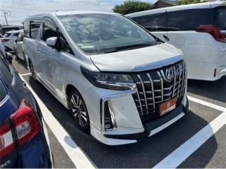 アルファード 2.5 S Cパッケージ TRDエアロ3眼LED黒革11型ナビ後席モニター