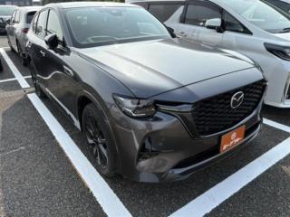 CX-60 3.3 XDハイブリッド プレミアム スポーツ ディーゼルターボ 4WD パノラマルーフ茶革12型ナビBOSE360カメラ