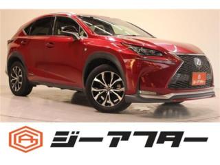 レクサスNX 300h Fスポーツ 4WD サンルーフ 3眼LEDヘッドライト パノラミックビューモニター OP18インチAW パワーバックドア プリクラッシュセーフティ ナビ 地デジTV ETC ブラックレザーシ