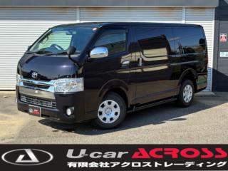 ハイエースバン 3.0 スーパーGL  ダークプライム ロングボディ ディーゼルターボ ディーゼルターボ・ETC・純正ナビ・Bluetooth・TV・DVD・CD・スマートキー・バックカメラ・寒冷地仕様・両側スライド