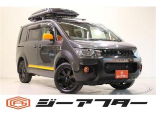 デリカD:5 2.2 アクティブギア ディーゼルターボ 4WD 禁煙車 TERZOルーフボックス アルパイン製9インチナビ フルセグTV バックカメラ 前席シートヒーター ハーフレザーシート オートクルーズコントロ