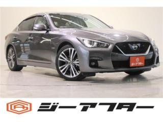スカイラインハイブリッド 3．5 ハイブリッド GT タイプSP 4WD 禁煙車 OP本木製インパネ ツインディスプレイナビ 温熱肌革シート プロパイロット2．0 全周囲カメラ ETC2．0 クリアランスソナー パワーシート 