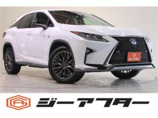 レクサスＲＸ 450h Fスポーツ 4WD 禁煙車 純正12．3インチナビ フルセグTV 全周囲カメラ 温冷赤革シート 三眼LEDヘッドライト パドルシフト ステアリングヒーター 電動Rゲート ブラインドスポットモ