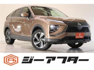 エクリプスクロス PHEV 2．4 M 4WD 禁煙車 ワンオーナー 純正ナビ フルセグTV CD・DVD再生 クルーズコントロール クリアランスソナー パドルシフト オートライト オートハイビーム 純正18AW 電動