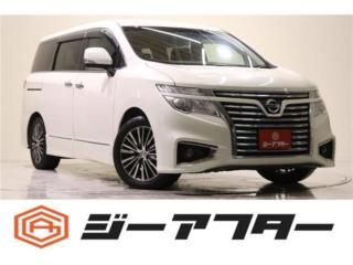 エルグランド 3．5 350ハイウェイスター 4WD 禁煙車 ワンオーナー 純正ナビ フルセグTV 両側パワースライドドア 電動リアゲート バックカメラ Bluetooth 接続 オットマン センターデフロック 電