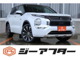 アウトランダー PHEV 2．4 P 4WD 禁煙車 純正12．3インチナビ 全周囲カメラ フルセグTV BOSEサウンドシステム ツートーンルーフ 全席シートヒーター ステアリングヒーター 黒革シート レーダークル