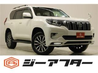 ランドクルーザープラド 2．7 TX Lパッケージ 4WD 禁煙車 TRDエアロ 黒革シート ルーフレール 純正9インチナビ フルセグTV シートヒーター＆ベンチレーション レーダークルーズコントロール LEDヘッドライト 