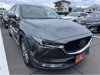 CX-8 2．5 25S Lパッケージ 禁煙車 純正12．3インチニビ フルセグTV 全周囲カメラ 衝突軽減ブレーキ 黒革温冷シート 電動リアゲート レーダークルーズコントロール LEDヘッドライト ETC ク