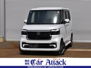 N＿BOXカスタム 4WD 9インチナビ Bカメラ 前後ドラレコ