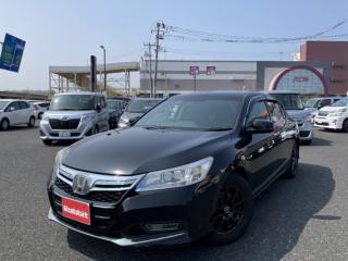 アコードハイブリッド EX 黒革シート サンルーフ 純正フルセグナビ