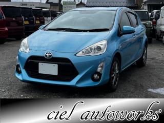 アクア 1.5 S ナビ バックカメラ ETC スマートキー×2 オートエアコン アルミホイール プッシュスタート デュアルエアバッグ プライバシーガラス