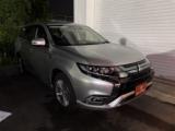 アウトランダーPHEV 2．4 G 4WD 4WD／社外ナビ／バックカメラ／レーダークルーズ／BSM／電動Rゲート／LEDヘッドライト／パワーシート／ETC／クリアランスソナー／スマートキー／フォグライト／電動格納ミラー／純